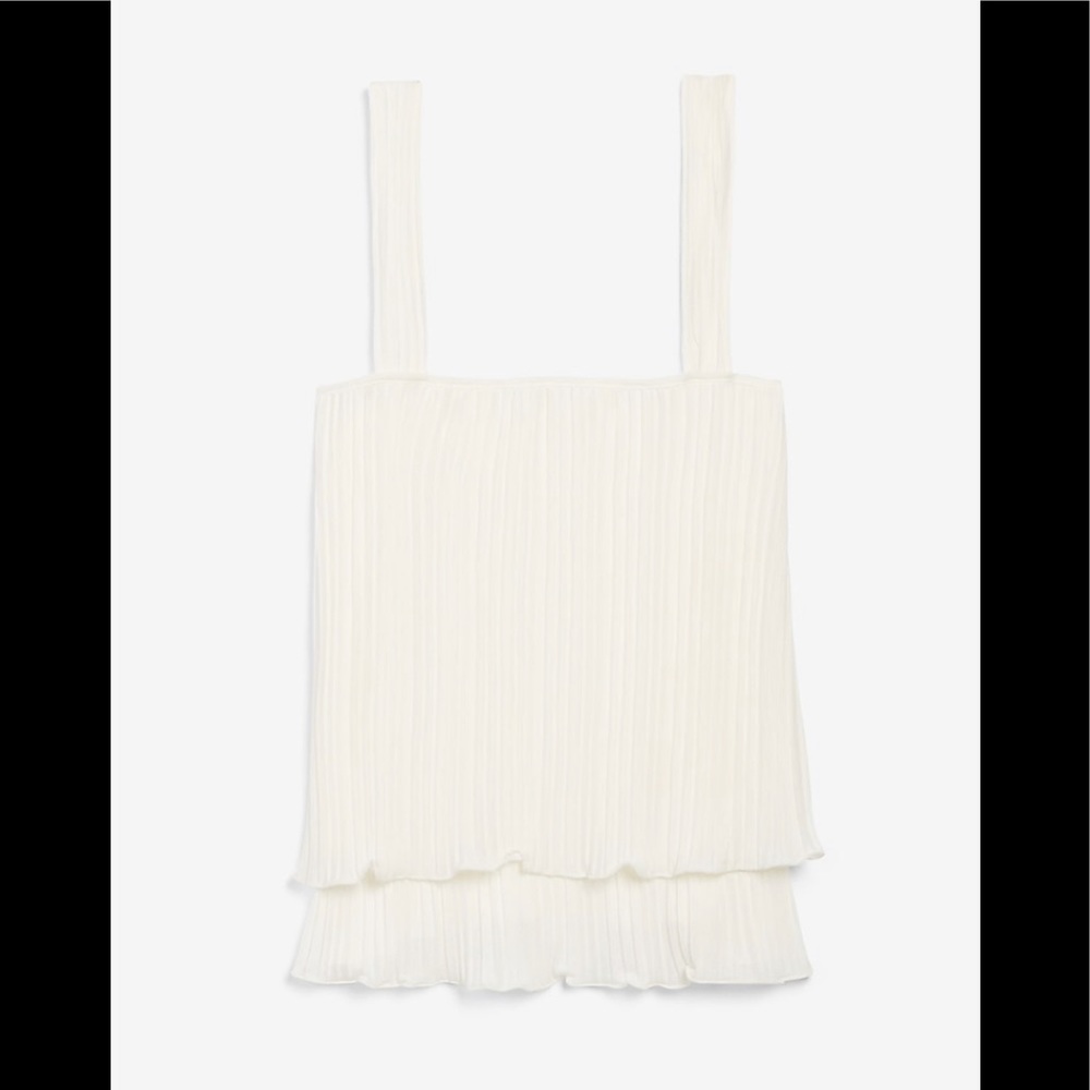 NEW Express Women’s Pleated Layered Tank Blouse